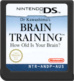 Brain Age: Train Your Brain in Minutes a Day! - Cart - Front (Australia) - 517x564