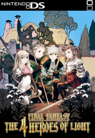 Final Fantasy: The 4 Heroes of Light - Fanart - Box - Front (North America) - 490x710