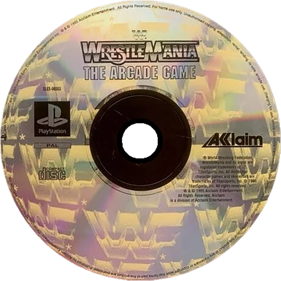 WWF WrestleMania: The Arcade Game - Disc (Europe) - 600x600