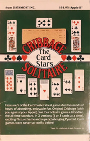 The Card Stars: Cribbage / Solitaire - Box - Front (North America) - 830x1300
