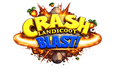 Crash Bandicoot Blast! - Clear Logo (North America) - 1536x1024