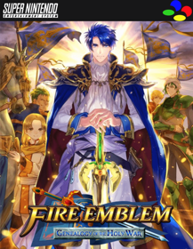 Fire Emblem - Genealogy of Holy-War - Fanart - Box - Front (Japan) - 500x646