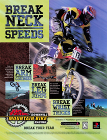 No Fear Downhill Mountain Bike Racing - Advertisement Flyer - Front (United States) - 1680x2200