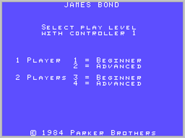 James Bond 007 - Screenshot - Game Title (North America) - 256x192
