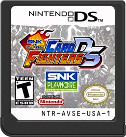 SNK vs. Capcom Card Fighters DS - Cart - Front (North America) - 517x564