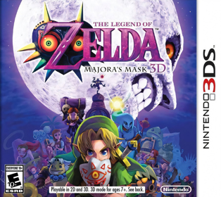 The Legend of Zelda: Majora's Mask 3D - Box - Front (North America) - 1500x1339