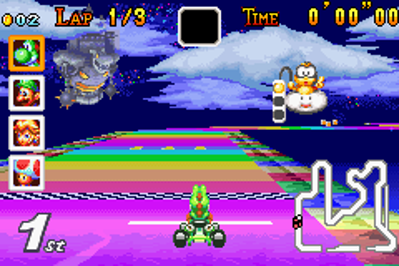 Mario Kart: Super Circuit - Screenshot - Gameplay (World) - 240x160
