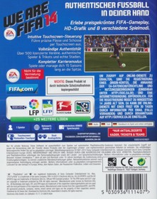 FIFA 14: Legacy Edition - Box - Back (Germany) - 600x761