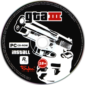 Grand Theft Auto III - Disc (Russia) - 1406x1406