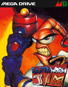 Earthworm Jim - Fanart - Box - Front (North America) - 500x646