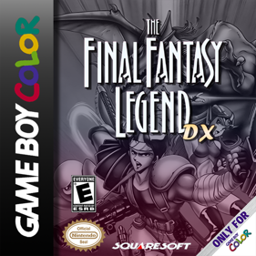 The Final Fantasy Legend DX - Fanart - Box - Front (North America) - 1400x1400
