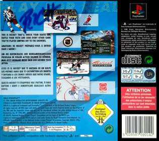 NHL Powerplay '96 - Box - Back (Europe) - 765x680