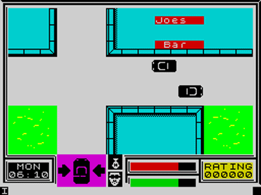 Miami Vice - Screenshot - Gameplay (Europe) - 256x192