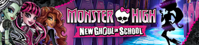 Monster High: New Ghoul in School - Banner (World) - 420x95