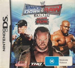 WWE SmackDown vs. Raw 2008 - Box - Front (Australia) - 966x866