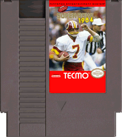 Tecmo Super Bowl 1984 - Cart - Front (United States) - 800x898