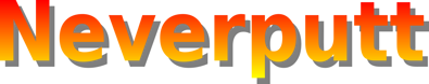Neverputt - Clear Logo (World) - 1433x283