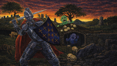 Super Ghouls 'n Ghosts - Fanart - Background (World) - 3840x2160