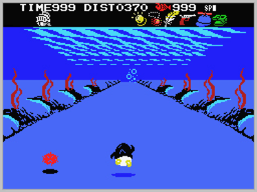 Penguin Adventure - Screenshot - Gameplay (World) - 256x192