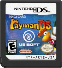 Rayman DS - Cart - Front (North America) - 517x564