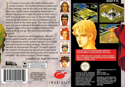 Populous II: Trials of the Olympian Gods - Box - Back (Europe) - 2482x1728