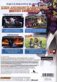 BlazBlue: Continuum Shift Extend - Box - Back (Germany) - 600x858