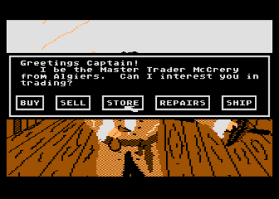 Pirates of the Barbary Coast - Screenshot - Gameplay (World) - 336x240