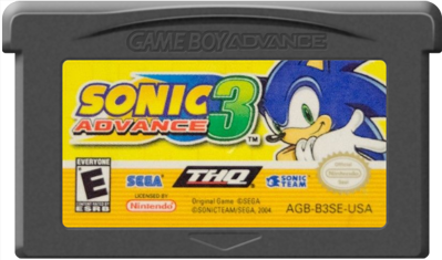 Sonic Advance 3 - Cart - Front (North America) - 594x350
