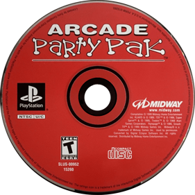 Arcade Party Pak - Disc (North America) - 1300x1300