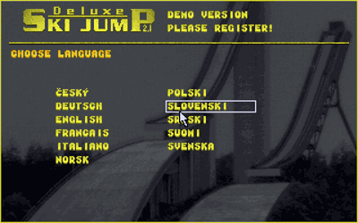 Deluxe Ski Jump - Screenshot - Game Select (World) - 320x200