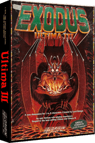 Exodus: Ultima III - Box - 3D (North America) - 824x1235