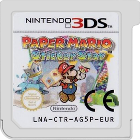 Paper Mario: Sticker Star - Cart - Front (Europe) - 360x360