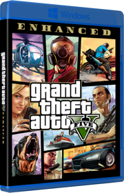 Grand Theft Auto V Enhanced - Box - 3D (World) - 800x1245