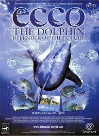 Ecco the Dolphin: Defender of the Future - Advertisement Flyer - Front (United Kingdom) - 1200x1650
