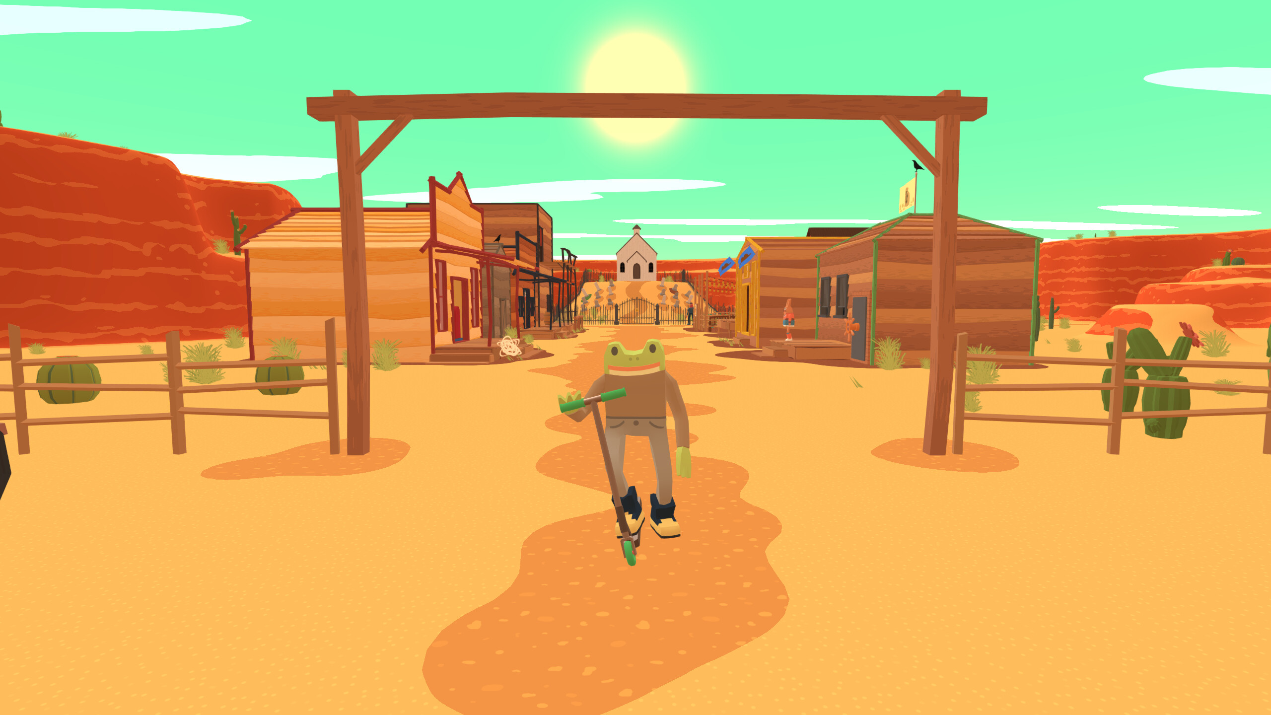 Illustration of Frog Detective 3: Corruption at Cowboy County