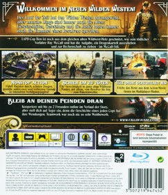 Call of Juarez: The Cartel - Box - Back (Germany) - 996x1156