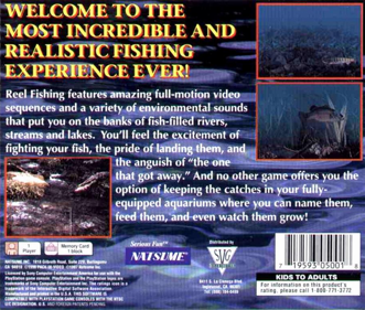 Reel Fishing - Box - Back (North America) - 1000x848