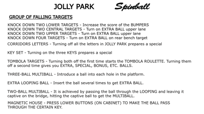 Jolly Park - Arcade - Controls Information (World) - 1920x1080