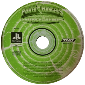 Power Rangers: Time Force - Disc (France) - 600x600
