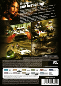Need for Speed: Most Wanted (2005) - Box - Back (Europe) - 3047x4285