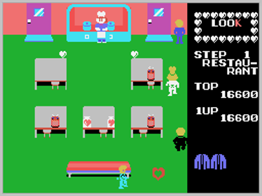 Mikie - Screenshot - Gameplay (World) - 256x192