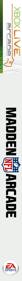 Madden NFL Arcade - Box - Spine (World) - 100x1276