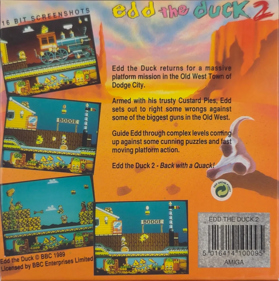 Edd the Duck 2: Back with a Quack! - Box - Back (Germany) - 897x902