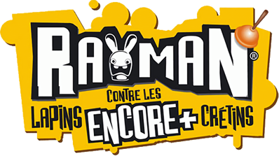 Rayman: Raving Rabbids 2 - Clear Logo (France) - 1340x750
