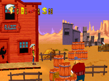 Lucky Luke - Screenshot - Gameplay (World) - 640x480