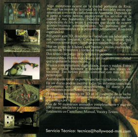 Realms of Arkania III: Shadows over Riva - Box - Back (Spain) - 1412x1399