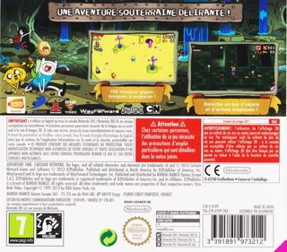Adventure Time: Explore the Dungeon Because I Don't Know! - Box - Back (France) - 912x800