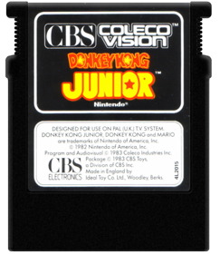 Donkey Kong Junior - Cart - Front (Europe) - 600x692