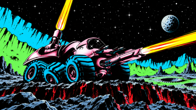 Moon Patrol (Prototype) - Fanart - Background (World) - 1920x1080
