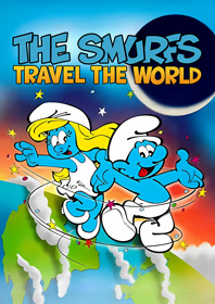 Les Schtroumpfs Autour Du Monde - Fanart - Box - Front (Europe) - 1800x2550